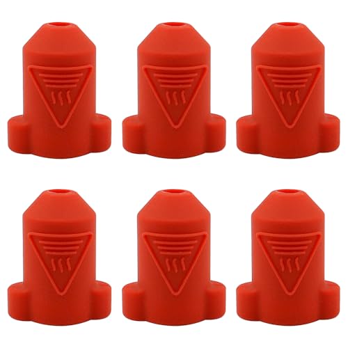 ZEE 6PCS warmend verwarming blok Siliconen sokken hoge temperatuur extruder verwarming blok Siliconen hoes voor Crealiteit K1/K1 MAX