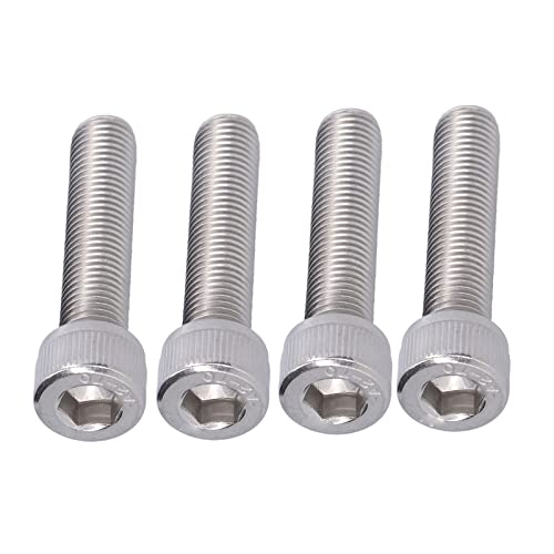 4 st M10 Hex Bolt Socket Cap Head Hex Socket Bolt A2 Roestvrij staal 1,25mm Fijne pitch Machine bevestigingsapparaat hardware(M10*45) 5