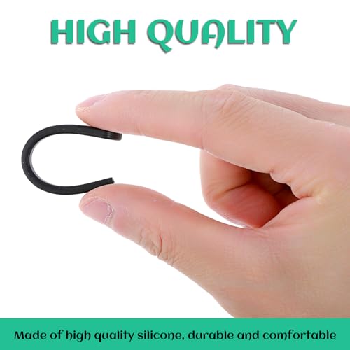 Glazen Bracket Covers 8 Paren Silicone Glazen Hackets Non-Slip Glazen Hacket voor Eyewear Reparatie Onderdelen (Zwart) 5