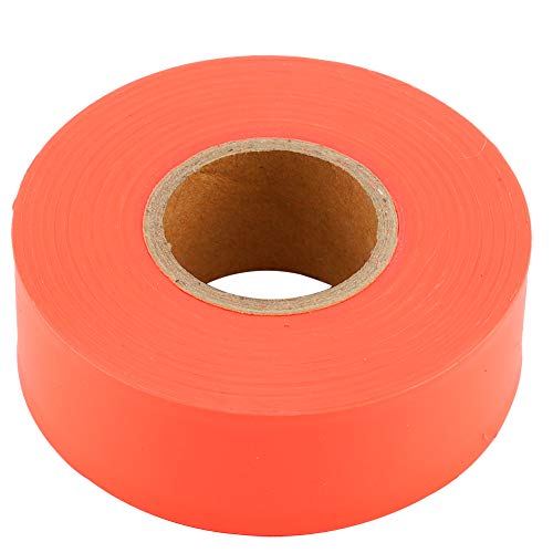 Fluorescent Markering Tape Hunting Trail Tape Markering Lint Roll voor Tree Markering Grenzen Note (Orange)