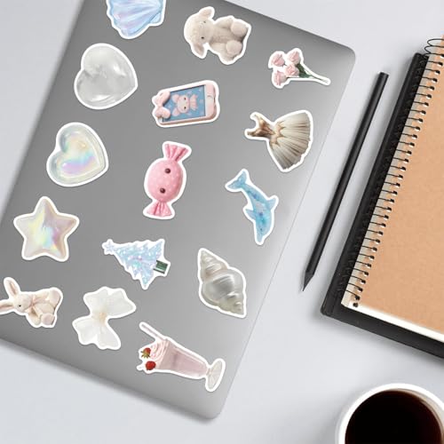 Esthetische Stickers voor tieners en volwassenen, 100 stuks, esthetische Vinyl Sticker Set, Auto, Motorfiets, Fiets, Skateboard, Snowboard, Bagage, Laptop, Koffer, Helm, Motorfiets, Computer