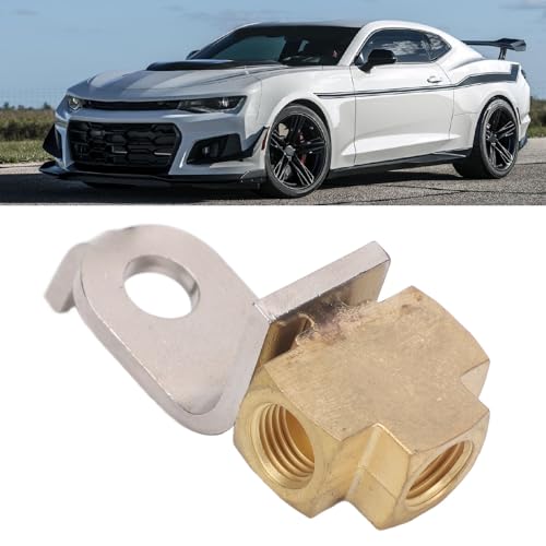 3/16 Inch Buis Remmen Lijn Tee, 3/16 Remlijn Tee Roestvrij staal, Remmen Lijn Reverse Flare Fitting 3/8in 24 Draad voor 3/16 Inch Tube Auto Voertuig 3