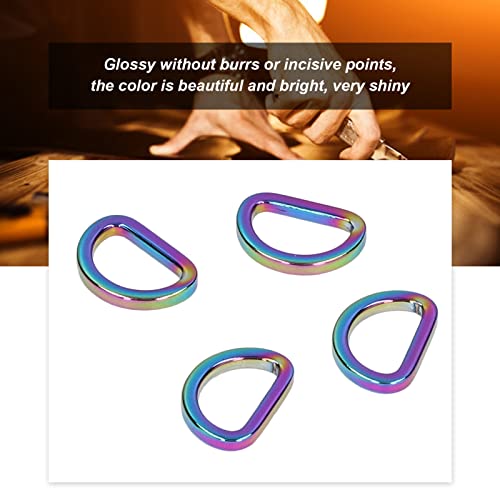 10 st D ringen, Zinklegering Betrouwbare Horseshoe Shape D ringen, Multifunctioneel Niet-gelaste D-vorm Buckle Clips D-ring voor DIY Crafts(5#) 4