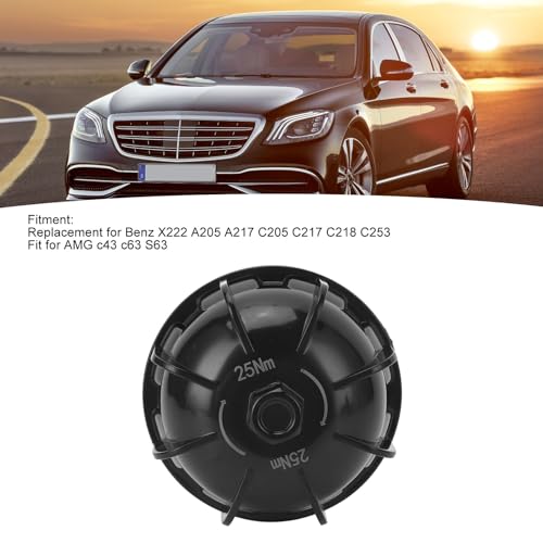 Wielmoersleutel A0005810000 Compacte Portable Hub Cover Removal Key Vervanging voor Benz X222 C205 C217 C218 C253, zwart 3