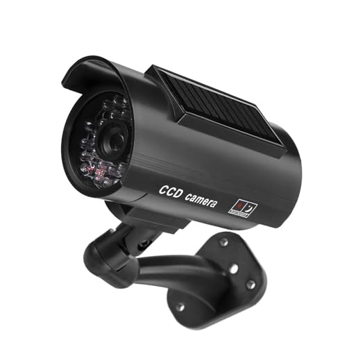 Waterdichte zonnesimulatiecamera, imitatie dummy veiligheidscamera met knipperend LED-licht voor betrouwbare huisbescherming 5