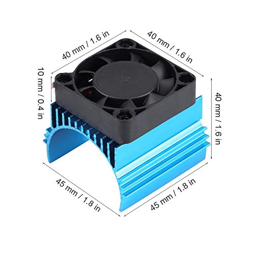 RC Koelvin, Universele RC Motor Koelvin Set Heat Sink met Ventilator voor 1/10 RC Car 4074/4274/1515 Motor RC Vervanging Deel