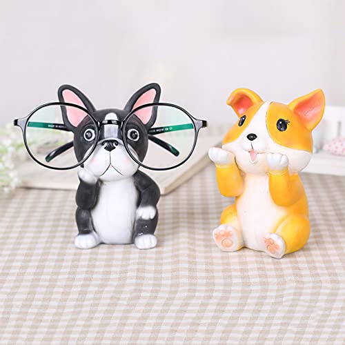 Cartoon Glazen Houder Schattige Hondenoogglazen Stands Hars Zonnebril Display Animal Shaped Gift for Home Office Bureau Decor (Cerena) 5