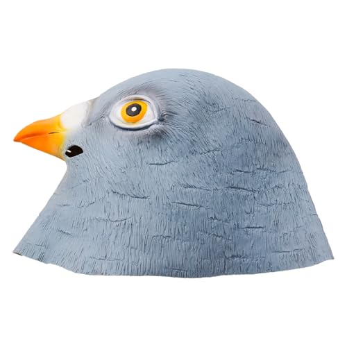 Duivenmasker, Deluxe Novelty Halloween Kostuumfeest Latex Dierenhoofd Masker voor Cosplay, Thema Evenementen en Leuke Dress Up