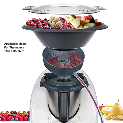 Varoma deksel, ABS Veilig te gebruiken Steamer deksel hitteweerstand Handig om te wassen Houd de warmte compatibel accessoire voor Thermomix TM6 TM5 TM31 huishoudelijke apparaten