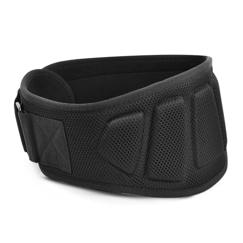 Fitnessgordel voor mannen en vrouwen, S-XL, verstelbare Powerlifting Belt, Lumbar Belt met dubbele gevoerde bocht, Dubbele steken, Lifting Belt, Terug Ondersteuning, Training Belt Gym