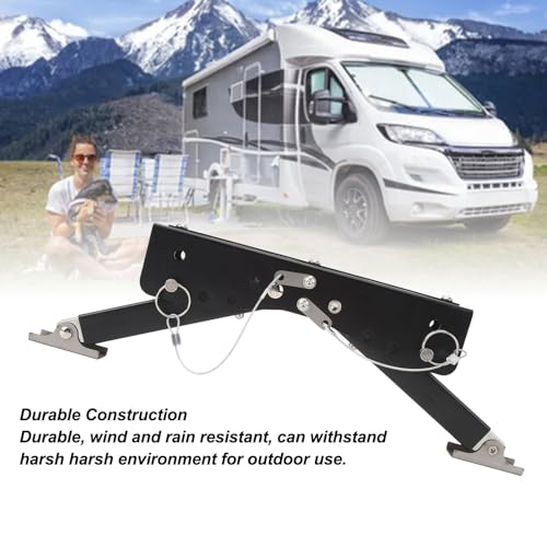 RV Stap Support Stabilizer, RV Stap Stabilisator Kit Veelzijdig Verstelbare verbetering stabiliteit RV trapstabilizer voor trailer camper 3