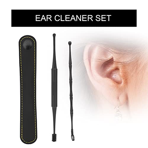 Earwax Removal Kit, Earwax Removal Kit, Earwax Removal Tools, Ear Scraper (zwart) 3