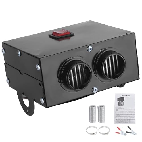 Auto Defogger Defogger, 12V 400W-600W Heizung 2 Loch Winter Schnellheizung Windschutzscheidbe Frost Entfernen Geräuscharm