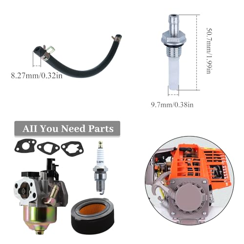 951-12785 Carburator Kit voor Cub Cad MTD Troy-Bilt 951-12124 951-10797 751-107 97 motor voor 21AA40M1000 21AA40M1029 met luchtfilter/parkplug etc