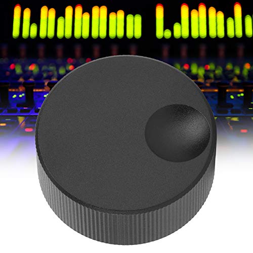 Volumeschakelaar Knob 32x13mm Black Frosted Solid Aluminium Knob voor 6mm Potentiometer 4