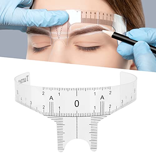 Eyebrow Liniaal, Professional Eyebrow Positioning Liniaal Microblading Eyebrow Shape Design Liniaal Meetinstrument(Nose Bridge Liniaal B) 5