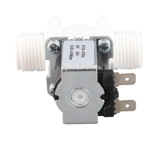 Solenoïdeklep G1/2 inch, DC 24V/AC 220V inlaatwater solenoïdeklep NC elektrische waterinlaatklep (DC 24V)