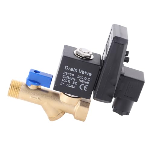 Automatische Drain Valve G1/2 DN15 Automatische Elektronische Drain Valve voor Air Compressor Condenser Management (AC230V)