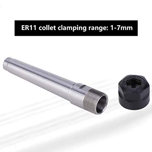 Collet Chuck houder ER11-M6 Morse Taper Collet Chuck houder CNC draaibank onderdelen voor Morse Taper Shank Spindle Fastener Mode1-7mm Clamping Range 4