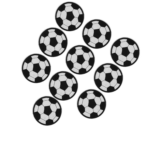 Veelzijdige Voetbal Borduren Patches Warmte-Smelten Lijm Ijzer/Naai 10 Stuks Voor Kleding Accessoires Patch Sticker Badge 5