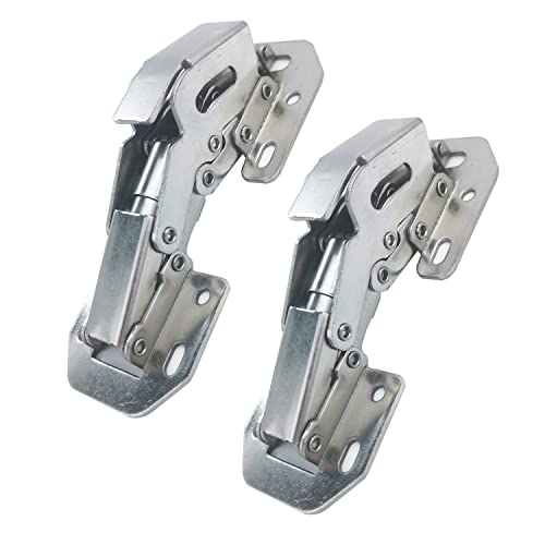 2 stuks 90° Zachte sluiting Scharnieren Keukenkast Deur Scharnieren, Hydraulische Kabinet Deur Scharnieren