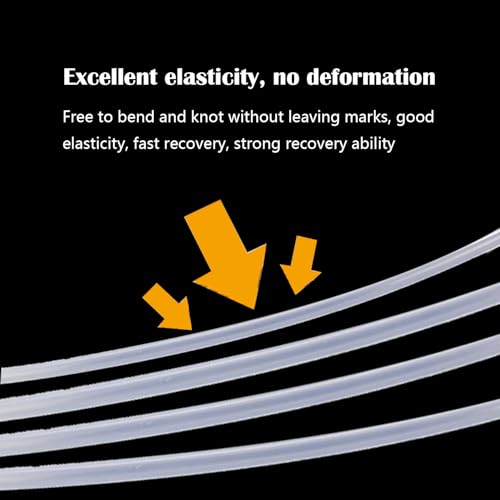 Luchtcompressorslang, Dujelixa OD 8mm x ID 5mm, slang, luchtpneumatisch (Milky, 70m) gebruikt in infusiebuizen, mechanische olieoverdracht, remleidingen 4