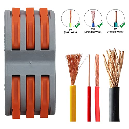 SPL-3 Cable Connectors, Quick Connection Clamp, Cable Connector, met Control Lever, Bilaterale Guide Clamp (Pack van 12) 3