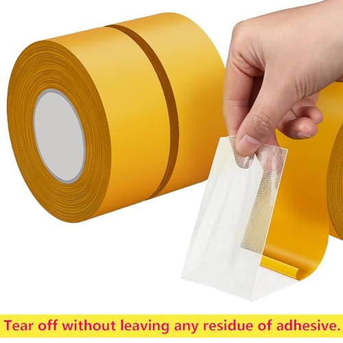 1 rol 30mm x 20m Double Sided Geweven Tape, Kleefband voor Tapijten, Good Self Adhesion, Geschikt voor thuis, School, Hotel, enz. 5
