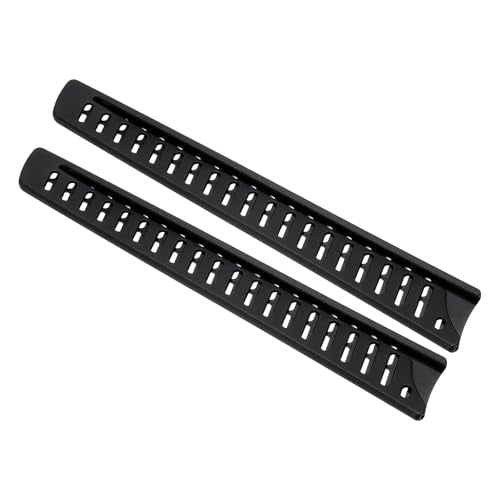 PP Veiligheidsmes Cover Mouwen voor 10 inch Broodmes, 2 Pack Messen Edge Guard Blade Beschermer Universele Mes Scheath voor Keuken, Zwart