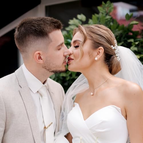 9 stuks U gevormd Haarspelden Parels Haar Accessoires, Bruiloft Haar Pins Set Headdress Bruiloft Goud Bruid Combs Haar Combs Haar Combs voor Up voor Vrouwen Meisjes Bruidsmeisjes 5