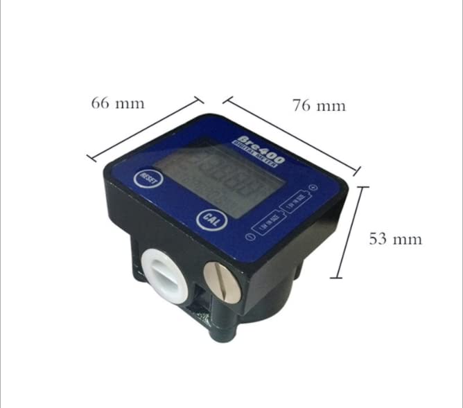 Blue Fuel Diesel Flow Meter, 1/2 inch aluminium hoge nauwkeurigheid Flow Meter met LCD-scherm
