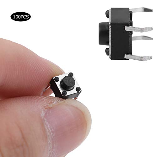 100Stuks Momentaire Tactiele drukknop Mini Micro Tact Switch Accessoires 6x6x5mm Miniatuur Micro-tactiele schakelaar 5