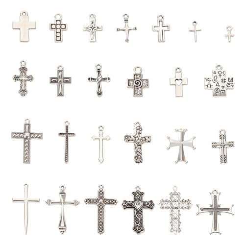 Tibetaanse Style Legering Charms Hangers voor armband ketting sieraden maken, Niet-precious Metaal, niet-edel metaal