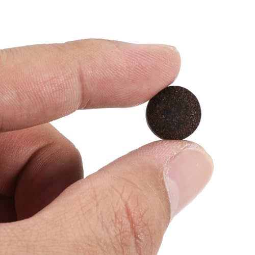 12mm Pool Cue Tips, 10 Pack Pool Biljart Cue Tips Pool Stick Vervanging Tip Snooker Cue Tips voor Pool Cue, Bruin 4