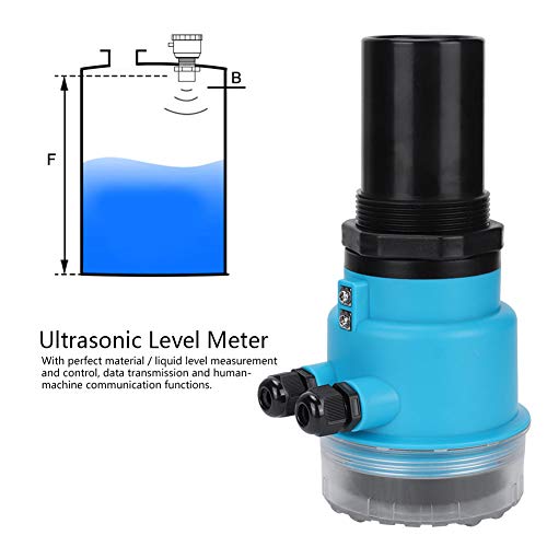 Digitale Ultrasone Level Meter Geïntegreerde LED Display 4-20mA Analog Output DC24V Waterniveausensor(#1) 3