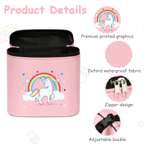 Handlebar Bag for Kids, Roze eenhoorn 4