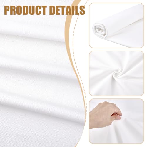 2 x 1,5 m katoenen canvas stof, 0,7 mm dik, natuurlijk katoen, eend, canvas, kledingaccessoires voor naaien, quilten, kleding, gordijnen, doe-het-zelf ambachten, doek, wit 3