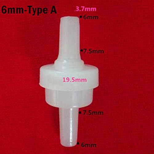 Controlekleppen met controleklep, unieke richting, voor diesel, vloeibaar gas, water (6mm)