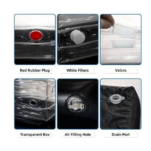 Draagbaar opblaasbaar PVC Paddestoelmonotub Kit - Home Grow Kit met Ventilator en Drainage System 3