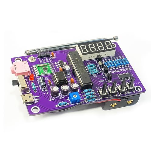 Sea Electronic FM Radio FM 87-108MHz Draagbare DIY 2 Power Mode met hoofdtelefoon Jack Digital Kit 5