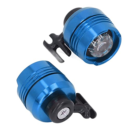 Koplampen voor Croc 2PCS Kleine lichtjes Croc Schoenen Decor Grappige Schoen Accessoires Aluminium schoenen verlichting (blauw)