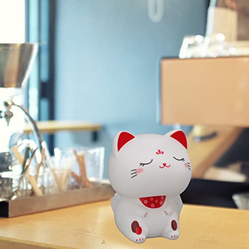Fotosensitief standbeeld Lucky Cat Nodding Kat Chinees Lucky Cat Decoratie, Lucky Cat Japans Lucky Cat Car Bureau Decoratie (Type 2) 3