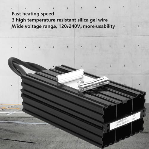 Thermistor Heater, PTC Heater Kastenwarmer Luchtverwarming HG040-75W Elektrische thermostatische verwarming 120-240V Component Heater Elektronische, Bakoven Accessoires 3
