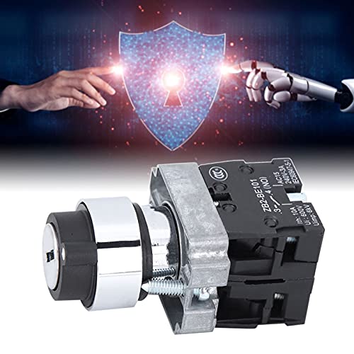 2 positietoetsenschakelaar Zelfreset Power Lock Rotatie Vergrendelingssleutel ZB2 BE101 ZB2 BE102C voor beveiligingssysteem 3