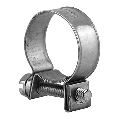 10 st Slangklemmen, 304 roestvrij staal verstelbaar 6mm-20mm Afstand brandstoflijnklemmen voor loodgietersautomobiel(7-9Mm)