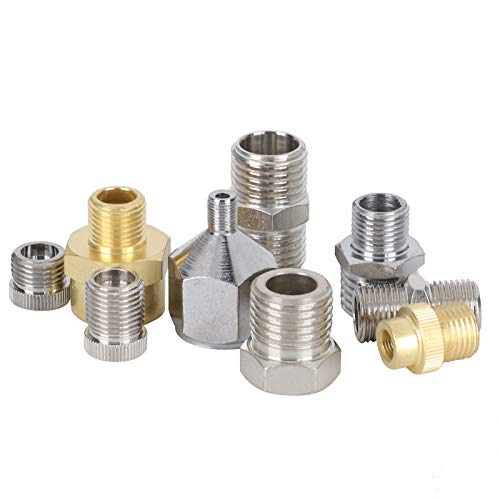 9Pcs Airbrush Adapter Set Airbrush Connector Set voor Air Compressor Spray Adapter Accessoires A1-A9 3