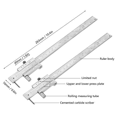Kaliber meetinstrument, roestvrij staal Kaliper 0-200mm met Kraspen, Kaliper voor thuis/juwelen/3D printen/DIY Meting, enz. 4