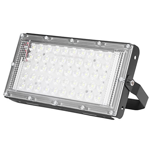 50W 12V Super Helder Wit Licht LED Floodlight, Waterdicht Outdoor Flood Light met 120° Straalhoek voor binnenplaatsen, Tuinen, Strijkijzer, Wit