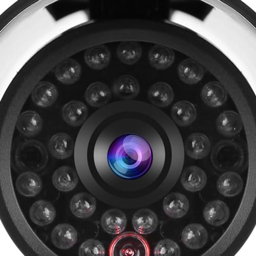 Waterdichte zonnesimulatiecamera, imitatie dummy veiligheidscamera met knipperend LED-licht voor betrouwbare huisbescherming 4