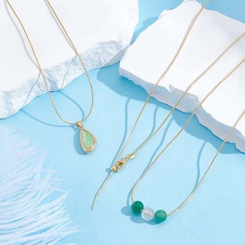 12 stuks messing ronde lankenketting, echt 18K vergulde kettingalsketting 45,7 cm / 17,9 inch, verstelbare schuifnetten voor het maken van sieraden en doe-het-zelfprojecten 4